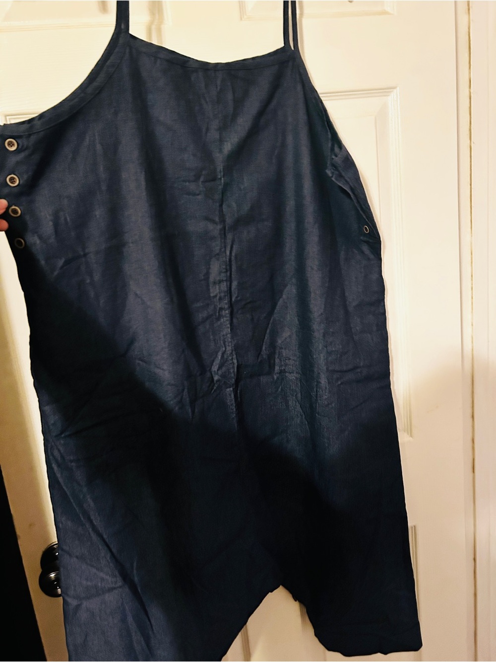 Amazon Navy Blue Sleeveless Jumpsuit